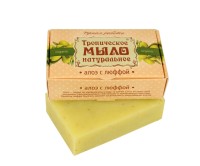 Мыло на оливковом масле Алоэ с люффой 100г Мыло на оливковом масле Алоэ с люффой 100г
