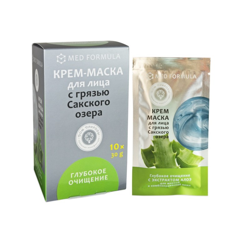 Крем-маска Глубокое очищение для жирной и комбинированной кожи 30гр Крем-маска Глубокое очищение для жирной и комбинированной кожи 30гр