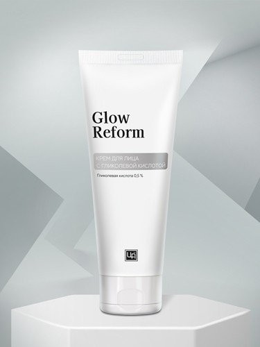 Крем для лица с гликолевой кислотой Glow Reform, 80 г