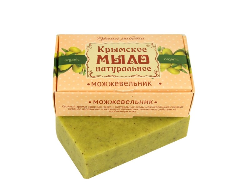 Мыло на оливковом масле Можжевельник 100г