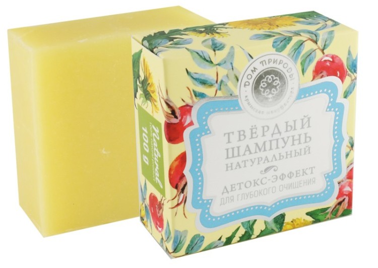 Твердый шампунь Детокс-эффект, 90г