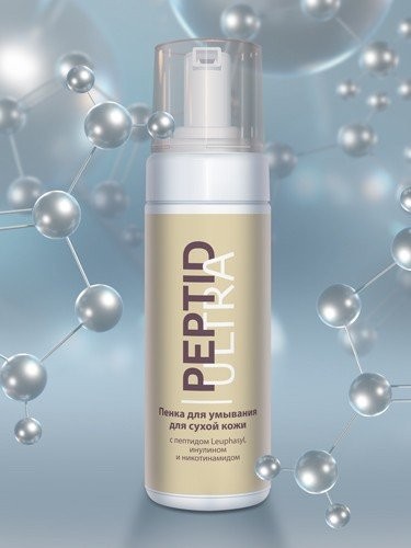 Пенка для умывания для сухой кожи Peptid Ultra 180 мл