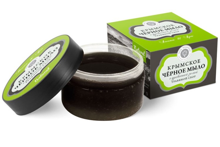 Черное мыло Травяной сбор, 270г