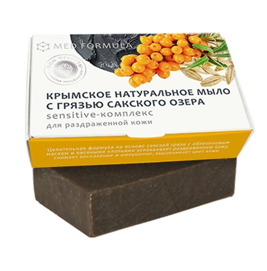 Мыло на основе грязи Сакского озера SENSITIVE-комплекс, 100г