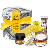 Подарочный набор Beauty Box Натуральной косметики Ванильные мечты 350г
