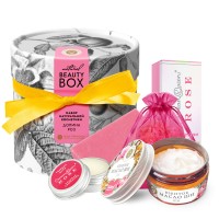 Подарочный набор Beauty Box Натуральной косметики Долина роз 350г