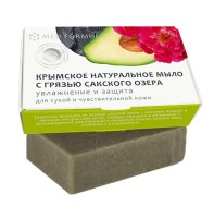 Мыло на основе грязи Сакского озера Увлажнение и защита, 100г