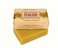 Мыло на оливковом масле Корица и лимон 100г