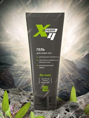 Гель косм. для ног Xstreem 80гр