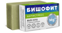 Мыло-скраб БИШОФИТ АНТИСТРЕСС с чайным деревом БШ: 100г Мыло-скраб БИШОФИТ АНТИСТРЕСС с чайным деревом БШ: 100г